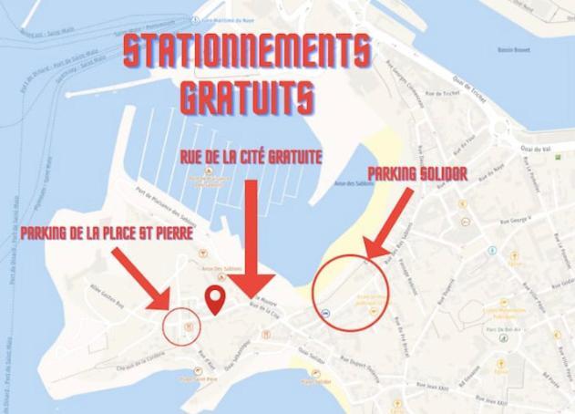 Appartement Aquaroom Rdc - Plage 50M - Rue Gratuite Saint-Malo Eksteriør billede